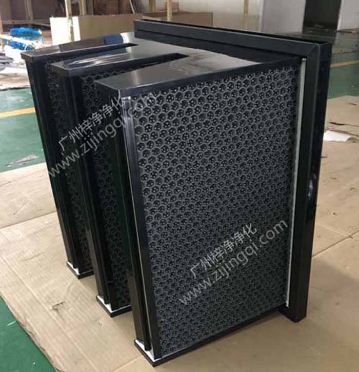 組合式活性炭過濾器濾料—采用顆?；钚蕴拷?jīng)過特殊化學(xué)配方處理
